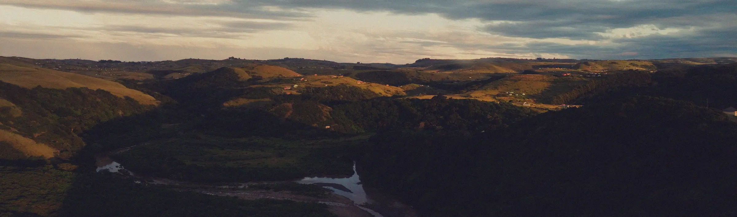 Aerial drone footage Dolphin Coast KZN